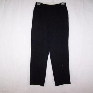 *LAST CALL* ST. JOHN Basics Crop Dress Pants Black Santana Knit